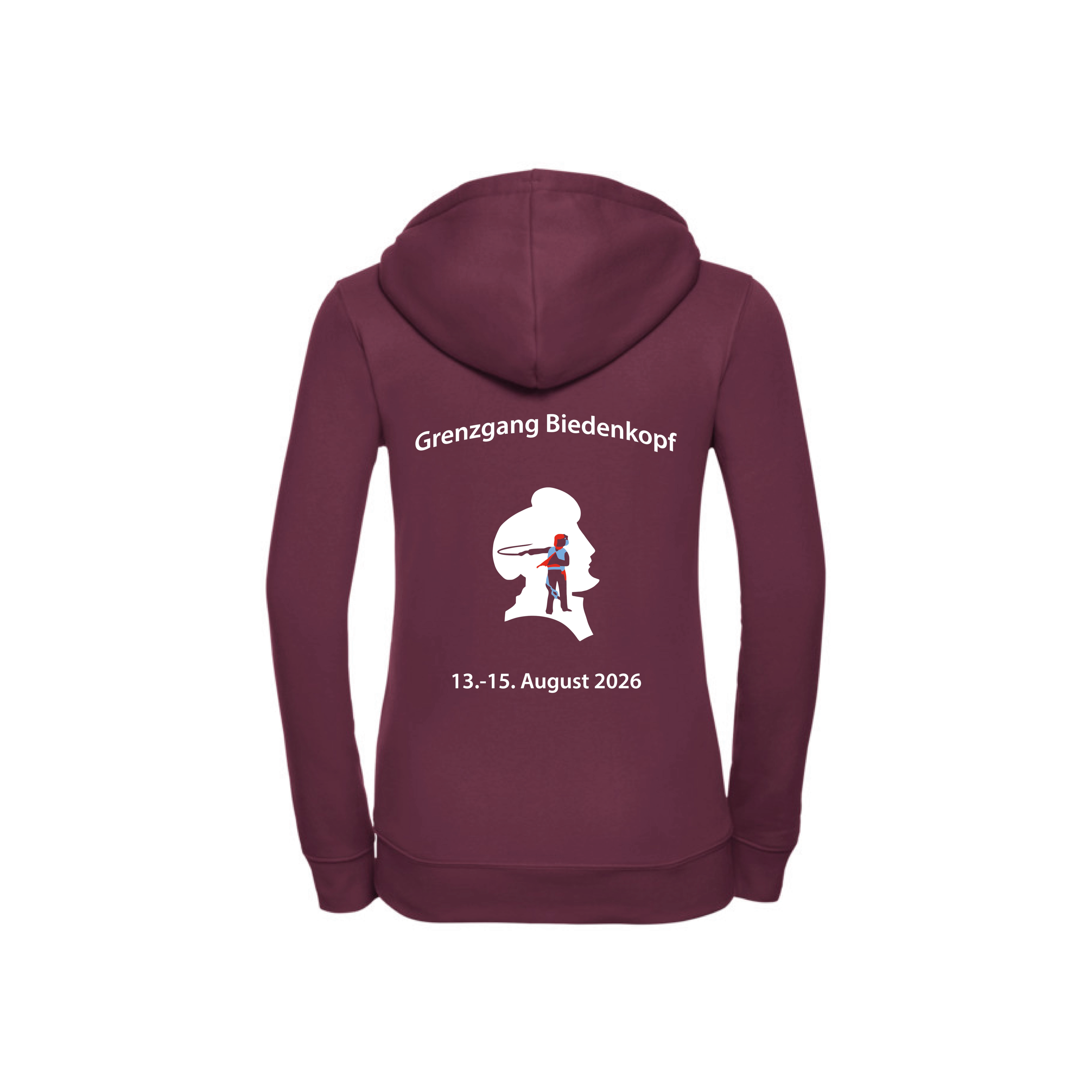 Damen Sweatjacke mit Kapuze Grenzgang