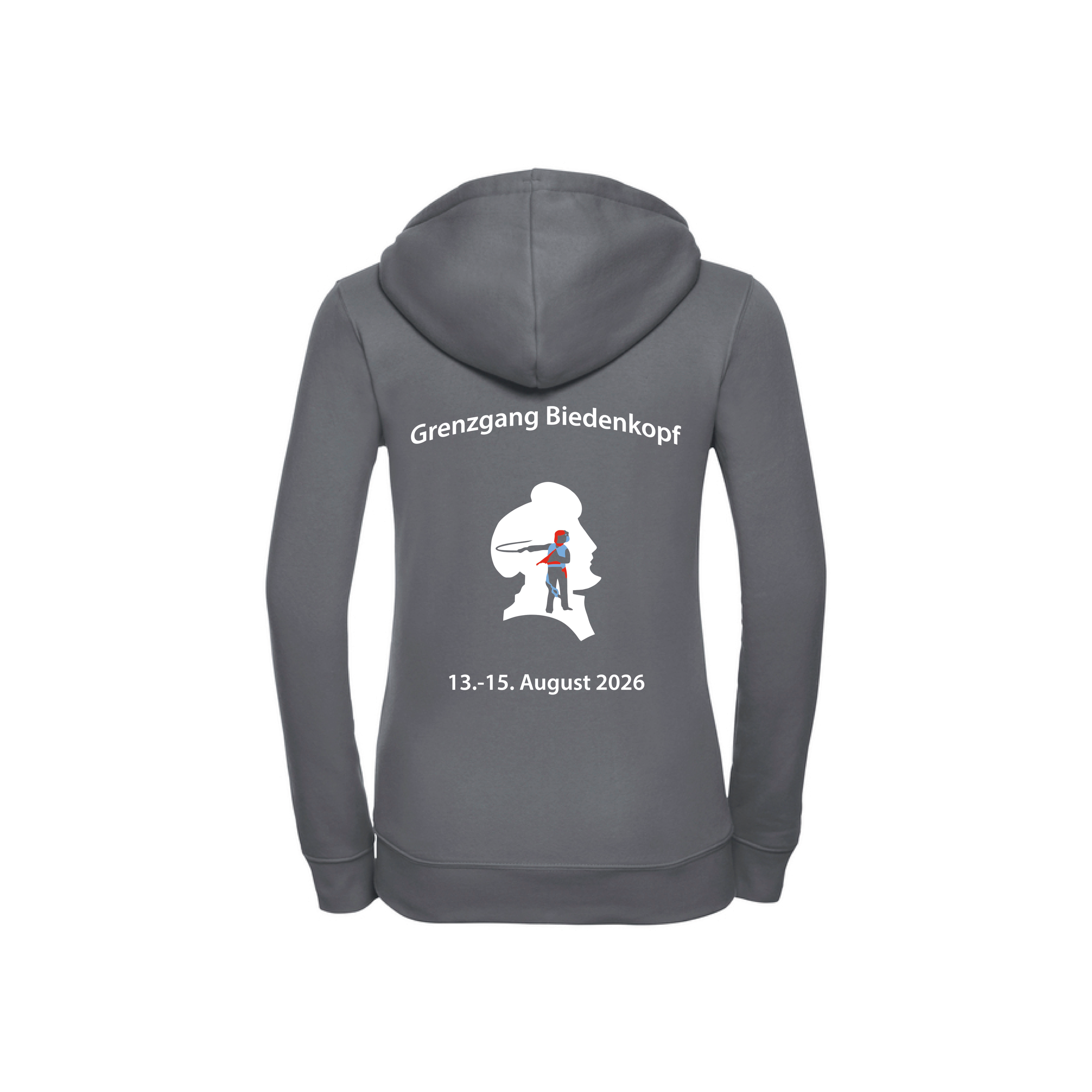 Damen Sweatjacke mit Kapuze Grenzgang