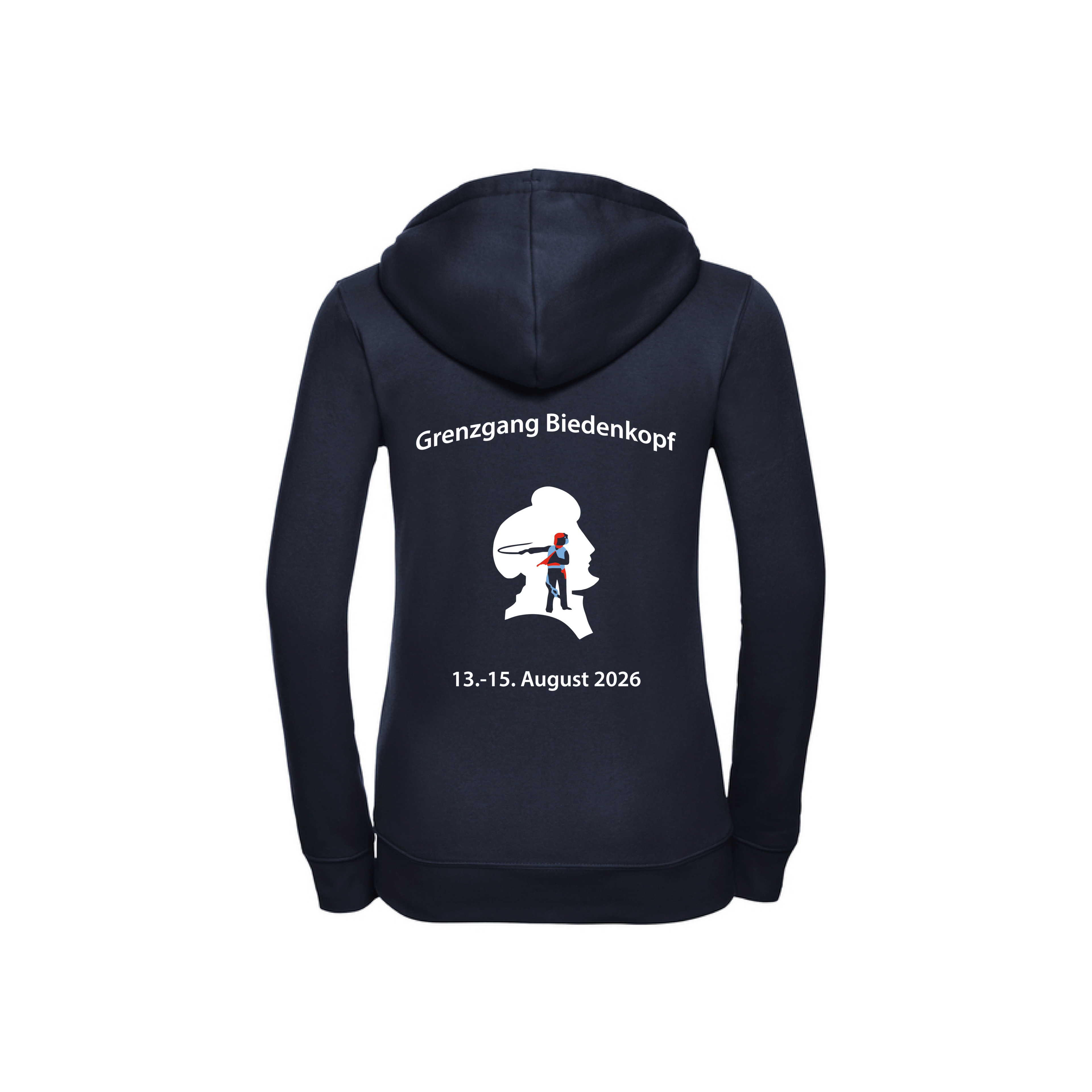 Damen Sweatjacke mit Kapuze Grenzgang