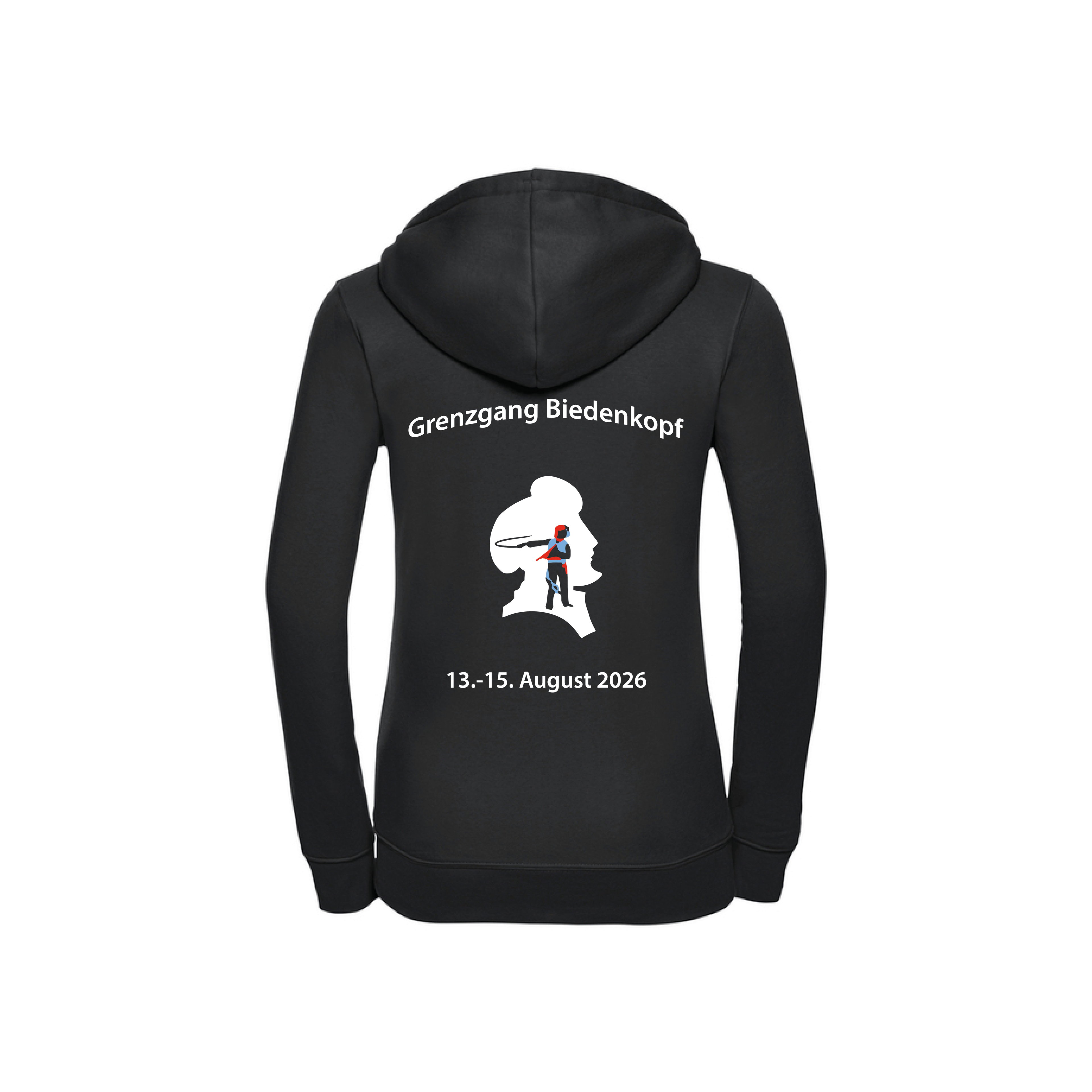 Damen Sweatjacke mit Kapuze Grenzgang