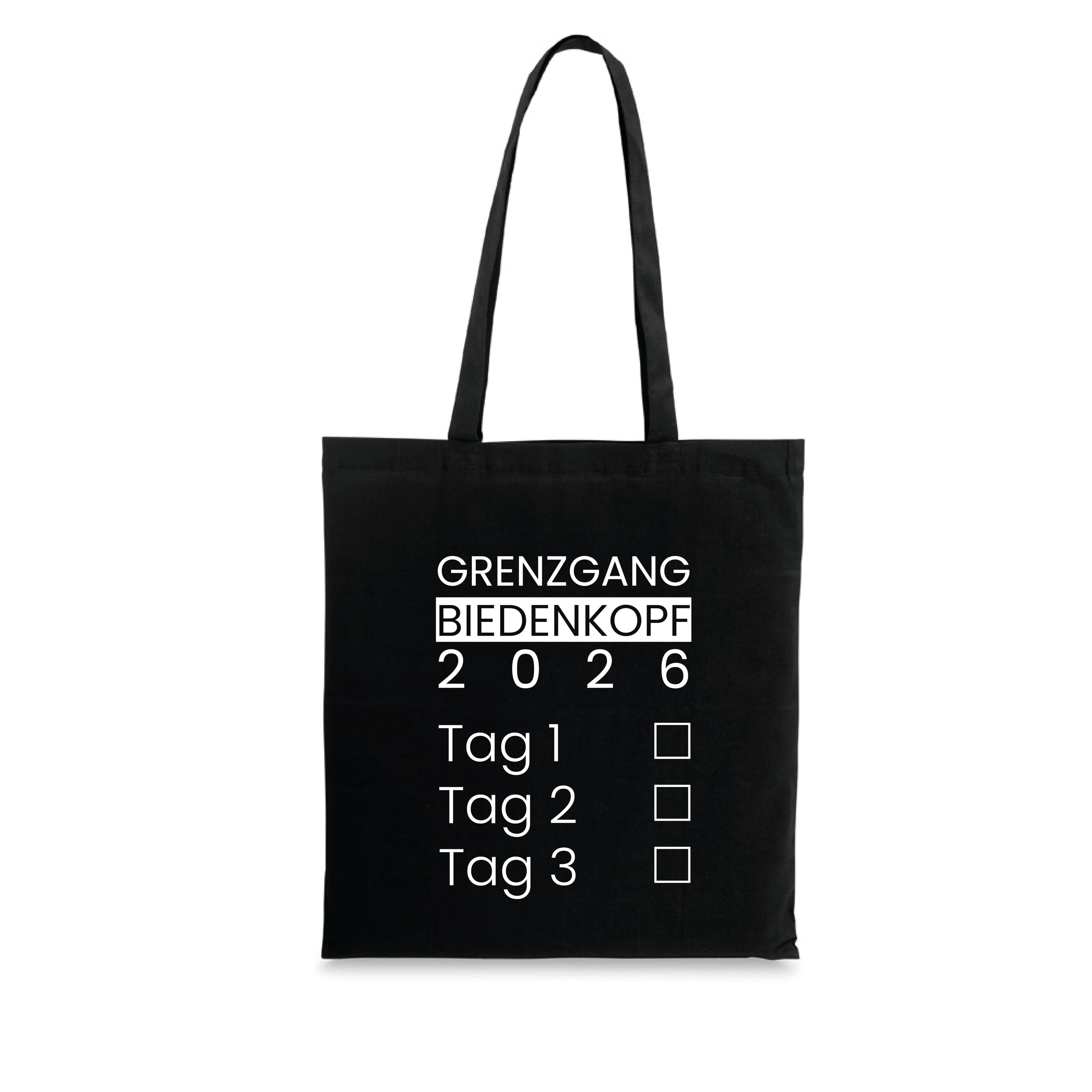 Jutetasche Grenzgang