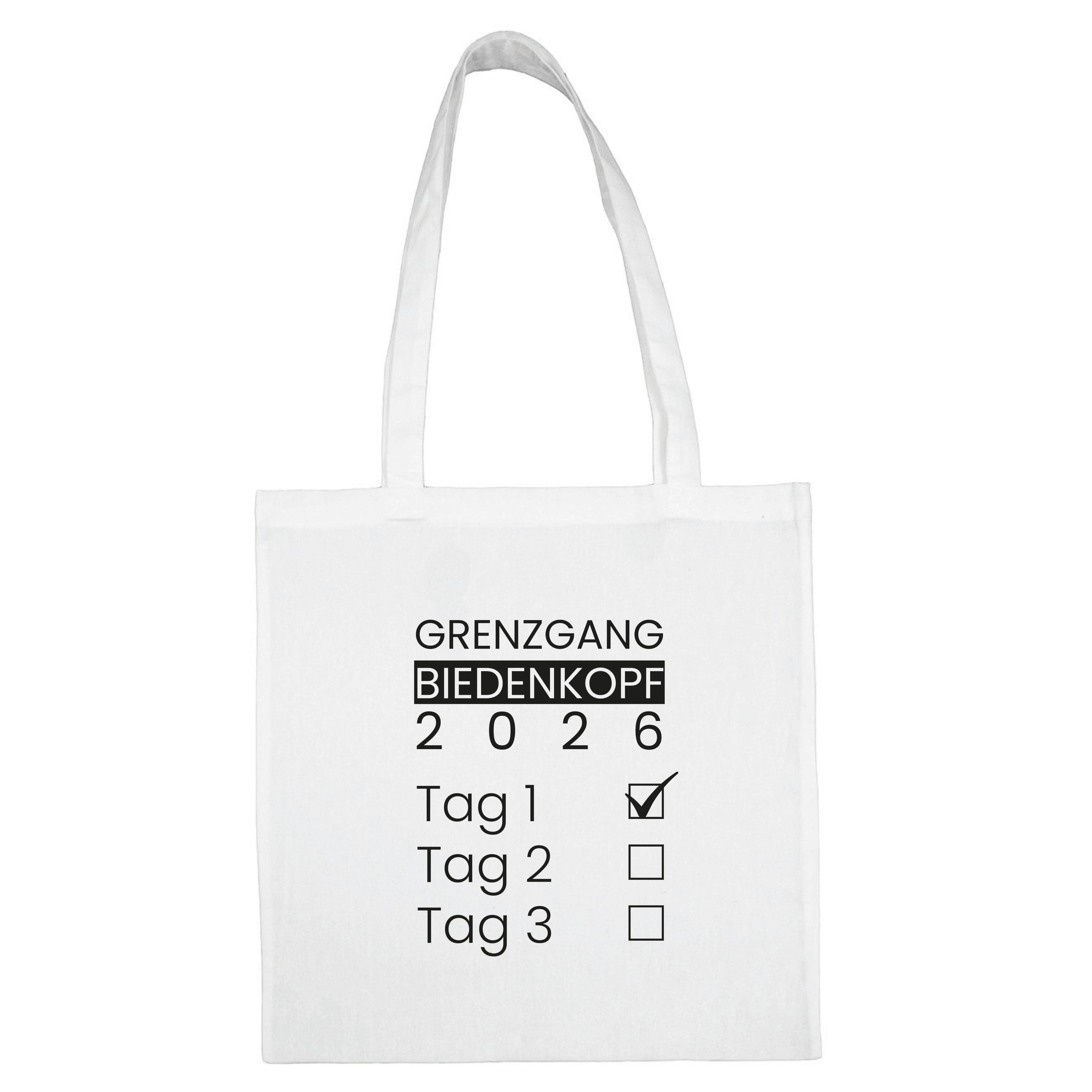 Jutetasche Grenzgang